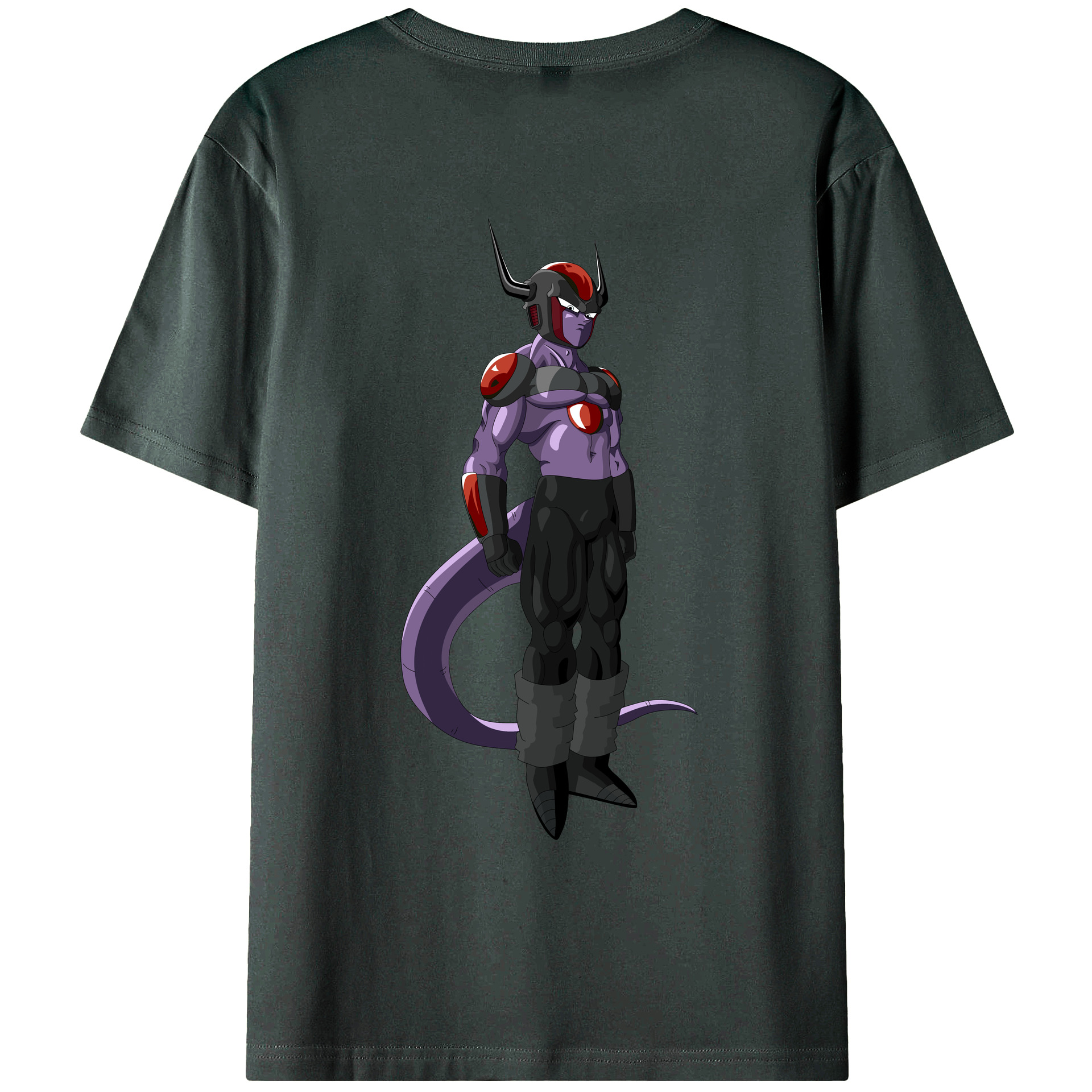 （画像用） ドラゴンボール フリーザ DRAGON BALL Frieza 綿100％ メンズ半袖Tシャツ（バックプリント） 通気性